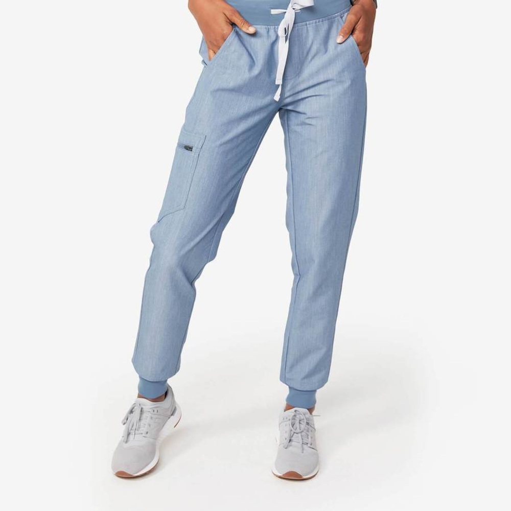 Figs zamora scrub pants heather indigo XXS, Nwt